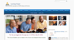 Desktop Screenshot of lovinghope.com