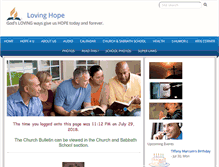 Tablet Screenshot of lovinghope.com